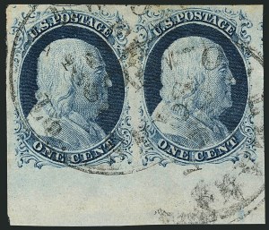 Sale 1115, Lot 2079, 1c 1851-56 Issue, cont. (Scott 8A-9)