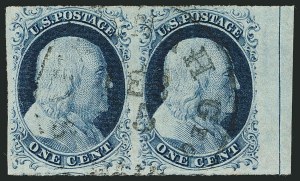 Sale 1115, Lot 2080, 1c 1851-56 Issue, cont. (Scott 8A-9)