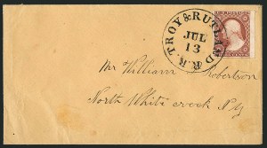 Sale 1115, Lot 2091, 3c 1851-56 Issue (Scott 10-11)