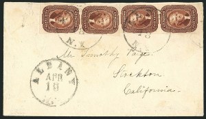 Sale 1115, Lot 2107, 5c 1851-56 Issue (Scott 12)