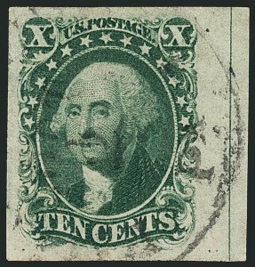 Sale 1115, Lot 2112, 10c 1851-56 Issue (Scott 13-14)