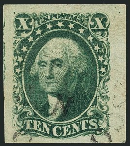 Sale 1115, Lot 2116, 10c 1851-56 Issue (Scott 13-14)