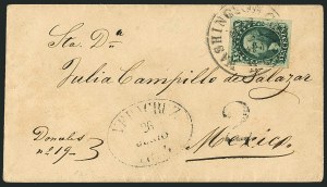 Sale 1115, Lot 2132, 10c 1851-56 Issue (Scott 13-14)