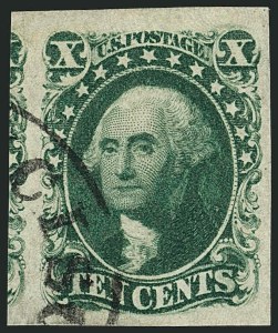 Sale 1115, Lot 2137, 10c 1851-56 Issue, cont. (Scott 15-16)