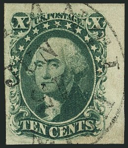 Sale 1115, Lot 2140, 10c 1851-56 Issue, cont. (Scott 15-16)