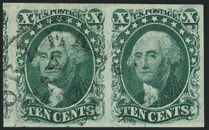 Sale 1115, Lot 2141, 10c 1851-56 Issue, cont. (Scott 15-16)