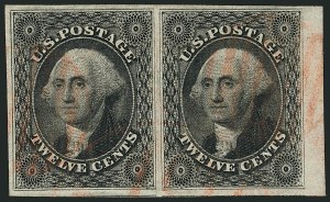 Sale 1115, Lot 2152, 12c 1851-56 Issue (Scott 17)