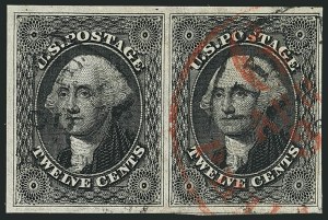 Sale 1115, Lot 2153, 12c 1851-56 Issue (Scott 17)