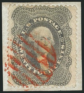 Sale 1115, Lot 2188, 12c-24c 1857-60 Issue (Scott 36-37)