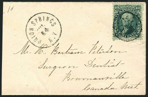 Sale 1115, Lot 2212, 1861-66 Issue, cont. (Scott 68-70c)