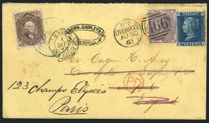 Sale 1115, Lot 2219, 1861-66 Issue, cont. (Scott 68-70c)