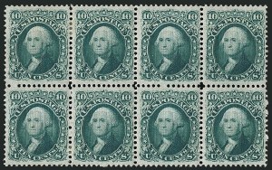 Sale 1115, Lot 2246, 1867-68 Grilled Issue (Scott 90-100)