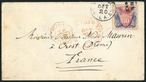 Sale 1115, Lot 2280, 12c-90c 1869 Pictorial Issue (Scott 117-122)