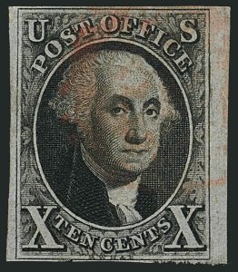 Sale 1116, Lot 3088, 1847 Issue and 1875 Reproduction (Scott 1-4)