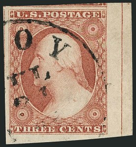 Sale 1116, Lot 3102, 1851-56 Issue (Scott 5A-17)