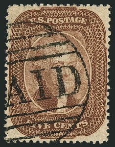 Sale 1116, Lot 3129, 1857-60 Issue and 1875 Reprints (Scott 18-41)