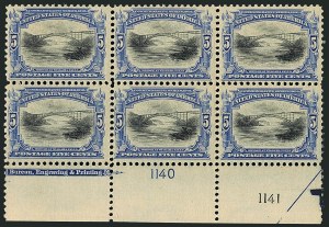 Sale 1116, Lot 3285, 1898 Trans-Mississippi and 1901 Pan-American Issues (Scott 285-299)