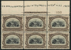 Sale 1116, Lot 3288, 1898 Trans-Mississippi and 1901 Pan-American Issues (Scott 285-299)