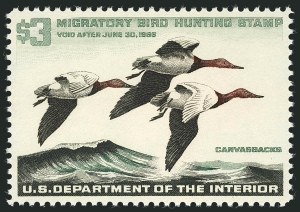 Sale Number 1116, Lot Number 3517, Hunting Permits thru Savings, Offical Seals