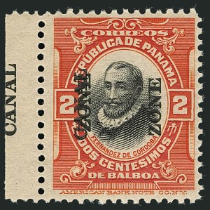 Sale 1116, Lot 3595, U.S. Possessions: Canal Zone