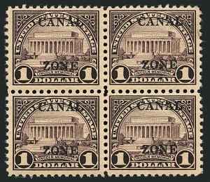 Sale 1116, Lot 3599, U.S. Possessions: Canal Zone