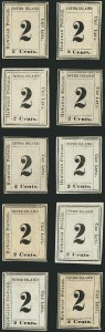 Sale 1116, Lot 3663, Hawaii: 1853 Kamehameha thru Numeral Issues