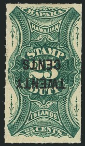 Sale 1116, Lot 3680, Hawaii: 1863 and Later Issues