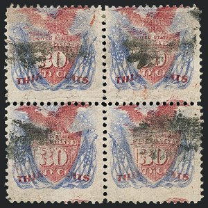 Sale 1118, Lot 107, 30c 1869 Pictorial Issue Stamps (Scott 121)