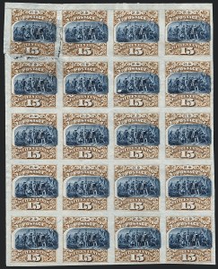 Sale 1118, Lot 11, Post Office Announcement, 15c 1869 Pictorial Essays and Proofs