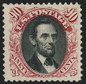 Sale 1118, Lot 113, 90c 1869 Pictorial Issue Stamps (Scott 122)