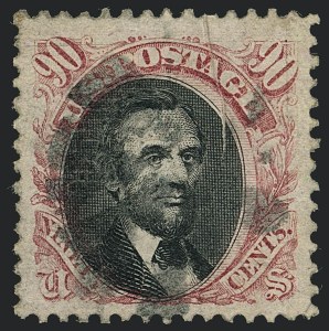 Sale 1118, Lot 118, 90c 1869 Pictorial Issue Stamps (Scott 122)