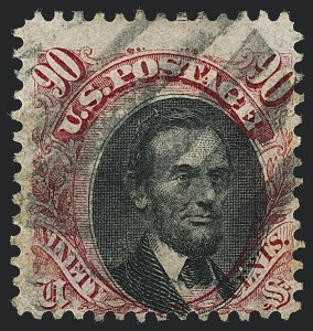 Sale 1118, Lot 121, 90c 1869 Pictorial Issue Stamps (Scott 122)