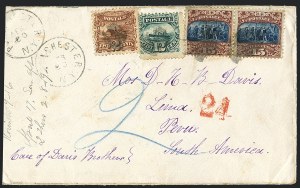 Sale 1118, Lot 138, 1869 Pictorial Issue Covers