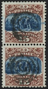 Sale 1118, Lot 154, 1875 Re-Issue of 1869 Pictorial Issue (Scott 129-132)