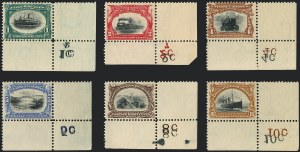 Sale 1118, Lot 180, 1901 Pan-American Issue Stamps