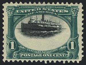 Sale 1118, Lot 184, 1901 Pan-American Issue Stamps