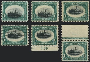 Sale 1118, Lot 185, 1901 Pan-American Issue Stamps