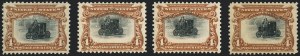 Sale 1118, Lot 195, 1901 Pan-American Issue Stamps