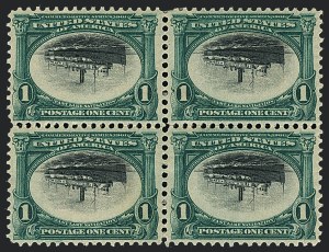Sale 1118, Lot 206, 1901 Pan-American Issue Inverts