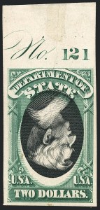 Sale 1118, Lot 235, 1873 State Department Invert Proofs