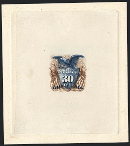 Sale 1118, Lot 27, 30c 1869 Pictorial Essays and Proofs