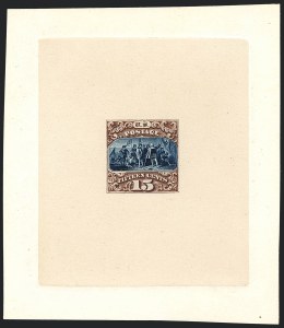 Sale 1118, Lot 7, Post Office Announcement, 15c 1869 Pictorial Essays and Proofs