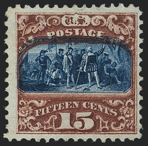 Sale 1118, Lot 76, 15c Type II 1869 Pictorial Issue Stamps (Scott 119)