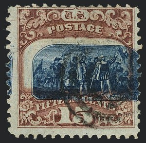 Sale 1118, Lot 79, 15c Type II 1869 Pictorial Issue Stamps (Scott 119)