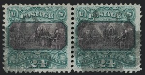 Sale 1118, Lot 93, 24c 1869 Pictorial Issue Stamps (Scott 120)