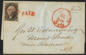 Sale 1120, Lot 1033, Postmasters` Provisionals