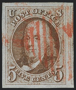Sale 1120, Lot 1036, 1847 Issue (Scott 1-2)
