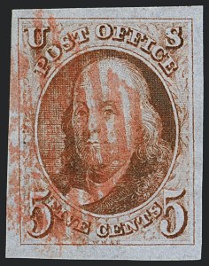 Sale 1120, Lot 1039, 1847 Issue (Scott 1-2)