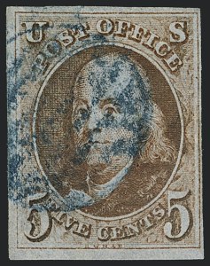 Sale 1120, Lot 1051, 1847 Issue (Scott 1-2)