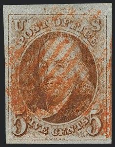Sale 1120, Lot 1055, 1847 Issue (Scott 1-2)